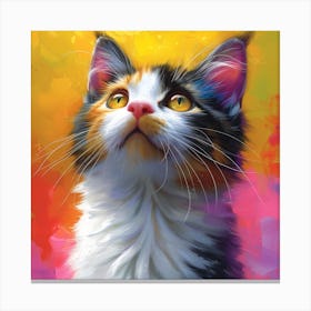 Calico Cat Canvas Print