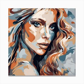 Portrait Of A Woman Canvas Print