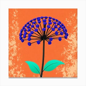 Blue Flower 14 Canvas Print