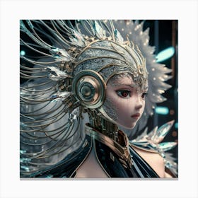 Futuristic Woman 3 Canvas Print