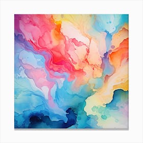 Abstract Watercolor Painting 5 Canvas Print