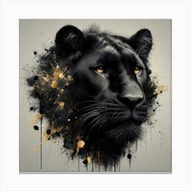 Black Panther Canvas Art Leinwandbild