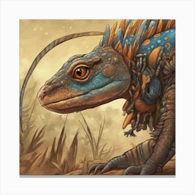 Iguana Canvas Print