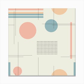 Abstract Composition 1 Bauhaus Canvas Print