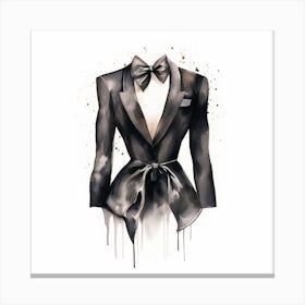 Tuxedo Canvas Print