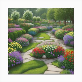 Garden Path Canvas Print