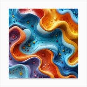 Abstract Colorful Abstract Background 1 Canvas Print