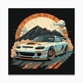 Nissan Supra Canvas Print