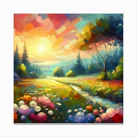 Landscape Painting 207 Canvas Print