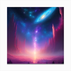 Distant Galaxy Canvas Print