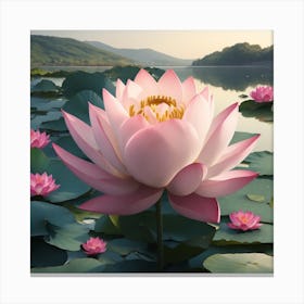 Lotus Flower Canvas Print