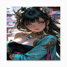 Chinese Girl 1 Canvas Print