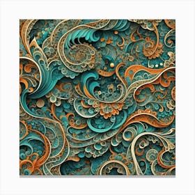 Abstract Fractal Art 1 Canvas Print