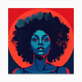 Afro-American Woman 23 Canvas Print