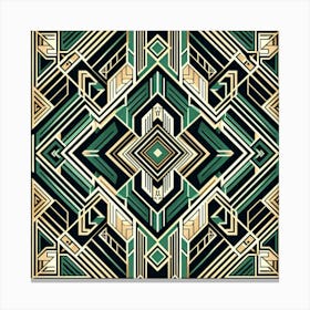 Deco Style Art Canvas Print