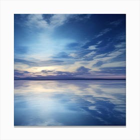 Reflection In Water Stock Videos & Royalty-Free Footage Canvas Print