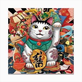 A Vibrant And Enchanting Illustration Of A Lucky C Ftfbm102sp2tms25fgx8qg Lnwoajrzqvuwfqtqfkaevq Canvas Print