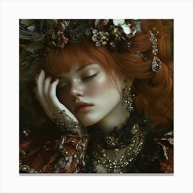 Victorian Girl Canvas Print