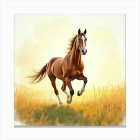 Horse Galloping 1 Canvas Print