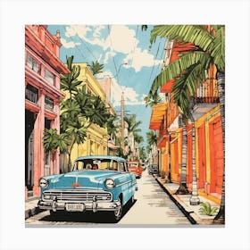 Old Havana 1 Canvas Print