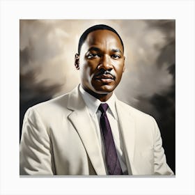 Martin Luther King Junior Canvas Print