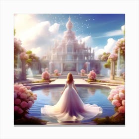 Princess In A Fairytale Canvas Print