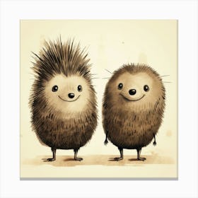 Hedgehogs 3 Leinwandbild