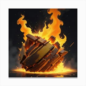 Fireball Canvas Print