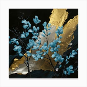 Blue Magnolia Canvas Print