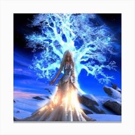 Ice Princess 004 Canvas Print