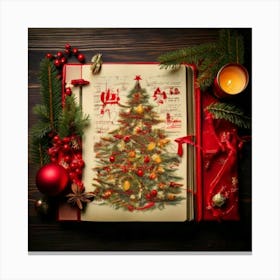 Firefly Festive Christmas Journal Of Warm Holiday Memories 60601 (2) Canvas Print