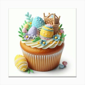 Easter Cupcake 2 Canvas Print