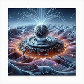 "Aether Nodes" Epic Landscapes Collection [Risky Sigma] Canvas Print