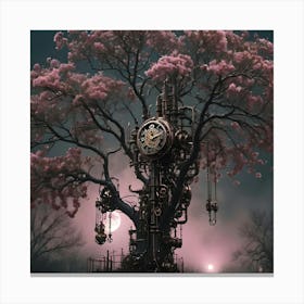 Steampunk Tree 1 Canvas Print