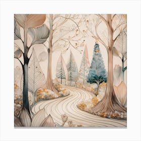 Forest Path Canvas Print