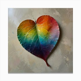 Heart Shaped Leaf 1 Canvas Print