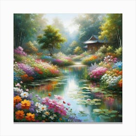 Lily Pond Canvas Print