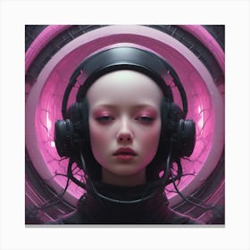 SPACE GIRL Canvas Print