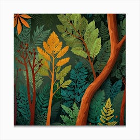 Jungle Background Canvas Print