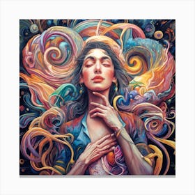 Psychedelic Painting Canvas Print