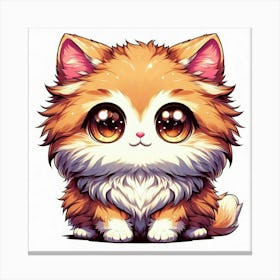 Kawaii Cat Canvas Print