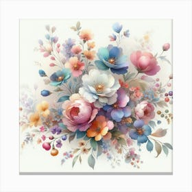 Flower Bouquet Canvas Print