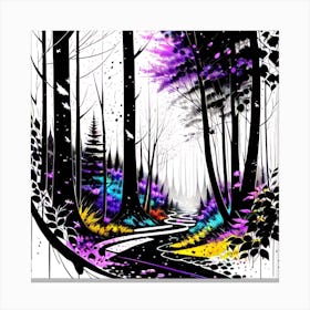 Splatter Painting 23 Canvas Print