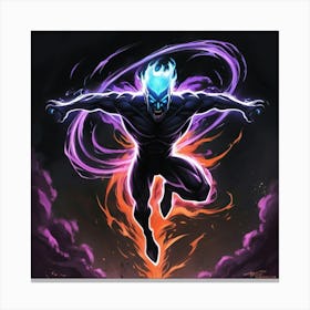 Dark Fantasy Figure 5 Canvas Print