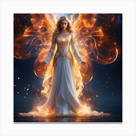 Fire Angel Canvas Print