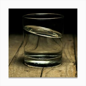 Glass Of Water Canvas Print