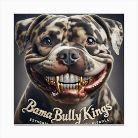 Bama Bully Kings Canvas Print