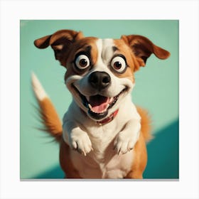 Happy Dog 1 Canvas Print