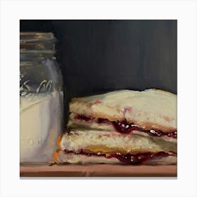 Jam Sandwich Canvas Print