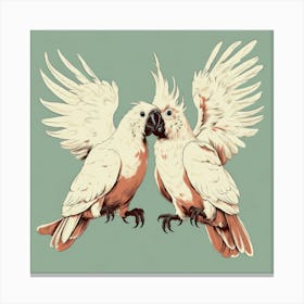 Cockatoos 3 Canvas Print